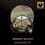 RESPECT New era Camouflage Flat bill cap