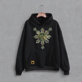 Camouflage 3 Stars and a Sun Logo Hooded Sweatshirts